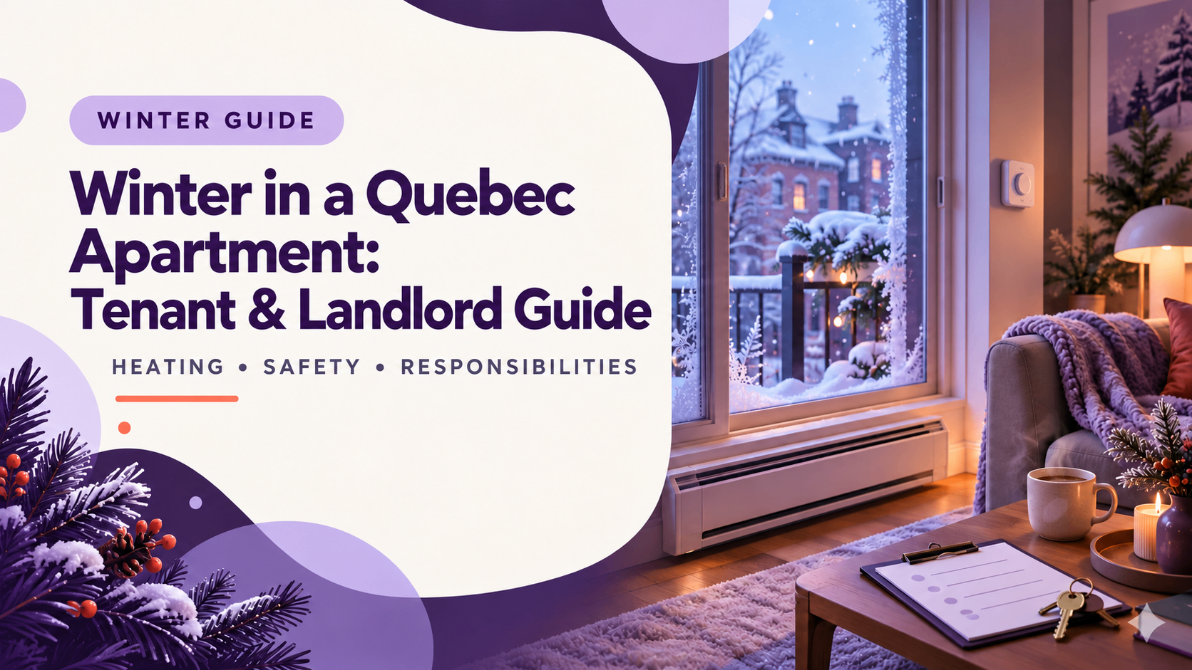 Winter in a Quebec Apartment: What Tenants and Landlords Each Handle