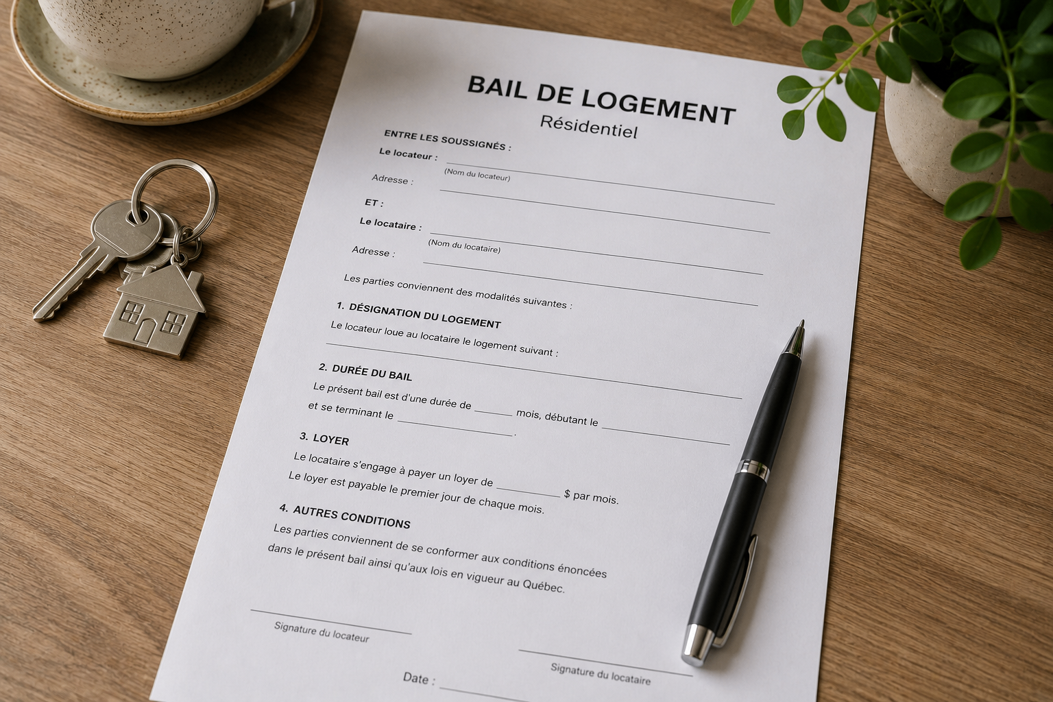 Comment lire un bail québécois avant de signer